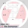 Колодки на тормоз задний дисковый 235431551 ZIMMERMANN