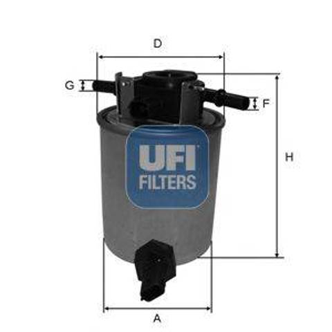 Корпус фильтра топливного 2402001 UFI