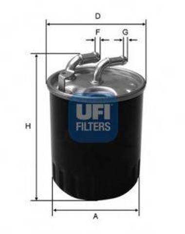 Фильтр топливный 2407700 UFI