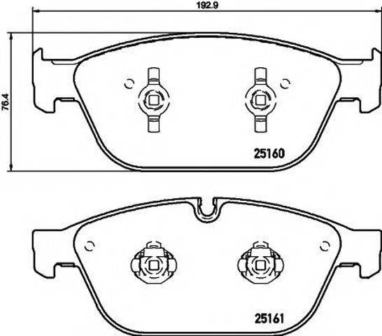 Колодки 2516002 TEXTAR