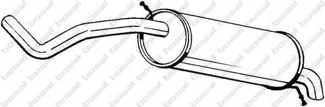 Выхлоп задний 278039 BOSAL