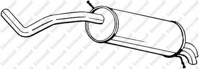 Глушитель  278107 BOSAL