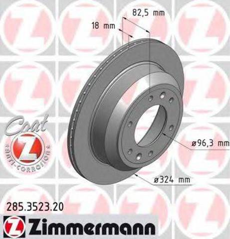Тормозные диски 285352320 ZIMMERMANN