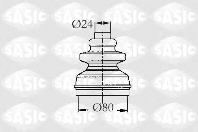 SASIC 2873793 Пыльник ШРУСа внутренний в наличии Львов