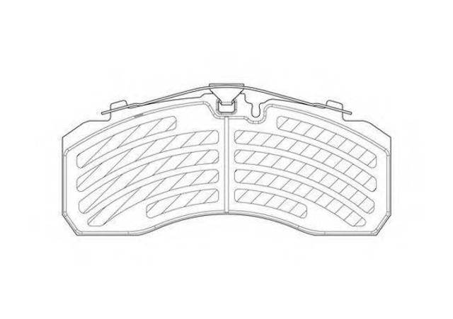 Тормозные колодки 2925305390 BENDIX