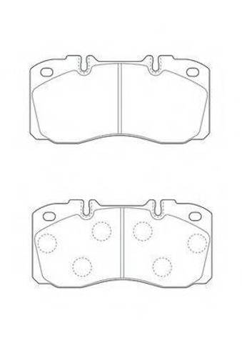 Тормозные колодки 2937409560 BENDIX