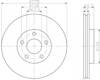 Диск тормозной передний 2T141125CC FORD