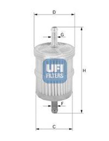 3100100 UFI Топливный фильтр купить в Кривой Рог