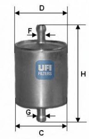 UFI 3176000 Фильтр топливный в наличии Сумы