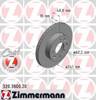 Диск тормозной передний 320380020 ZIMMERMANN