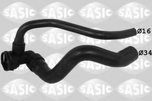 Шланг радиатора охлаждения нижний 3406278 SASIC