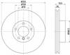 Диск тормозной передний 34116767059 BMW