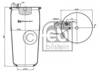 Рессора пневматической подвески 35617 FEBI