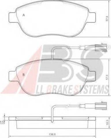 Колодки 37282 ABS
