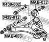 Болт переднего нижнего рычага 4013A082 MITSUBISHI