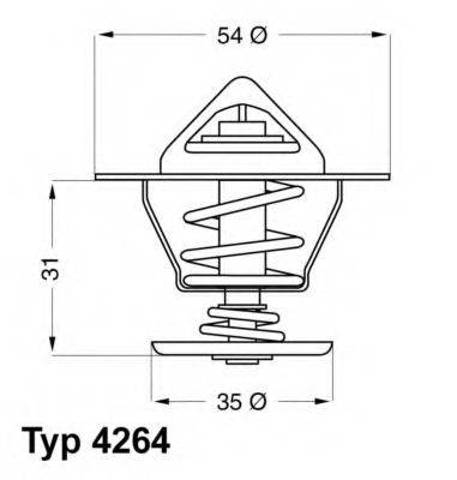 WAHLER 426484D Термостат в наличии Украина