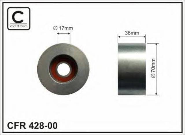CAFFARO 42800 Натяжной ролик в наличии Черкассы