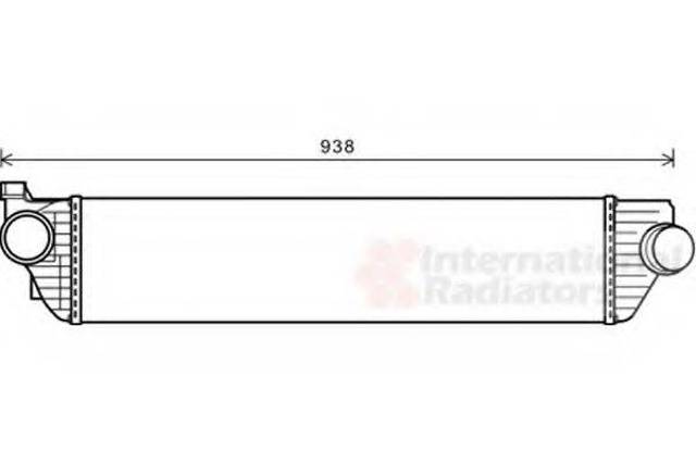 Охладитель наддувочного воздуха 43004498 VAN WEZEL