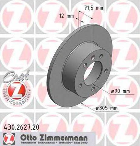 Тормозные диски 430262720 ZIMMERMANN