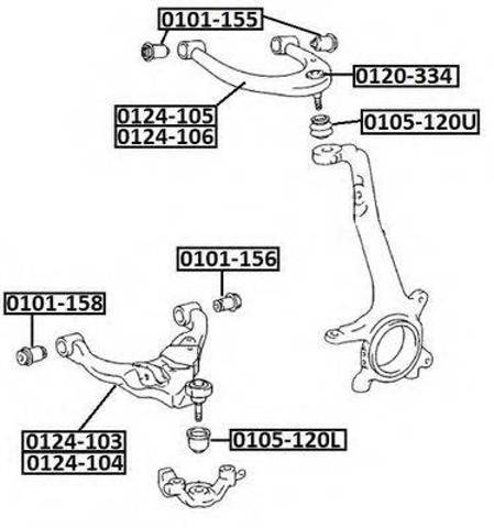 4334569025 TOYOTA Пыльник опоры шаровой нижней купить в Ирпень