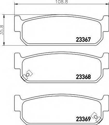 Колодки дисковые  44060AR085 NISSAN