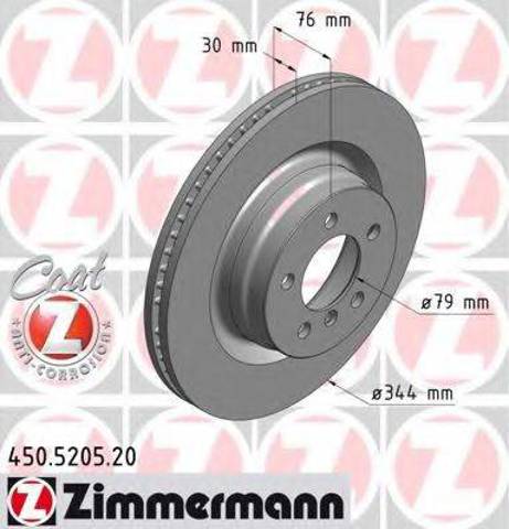 Тормоз дисковый передний 450520520 ZIMMERMANN
