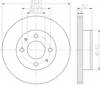 Передний тормозной диск Хундай Акцент