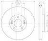 Диск тормозной передний 517123V000 HYUNDAI