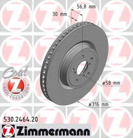 Ротор тормозной 530246420 ZIMMERMANN
