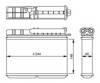 Радиатор печки 54307 NRF