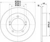 Тормоз дисковый передний 5521176J02000 SUZUKI