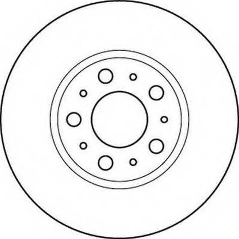 Диск тормозной передний 562244JC BENDIX