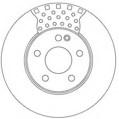Диск тормозной передний 562314JC BENDIX