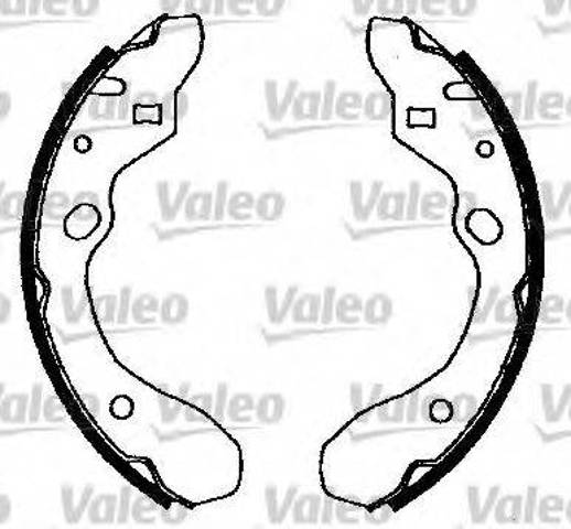 Барабанные тормозные колодки 562596 VALEO