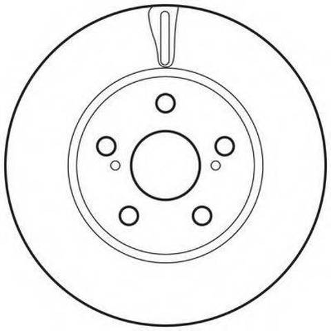 Диск тормозной передний 562797JC BENDIX