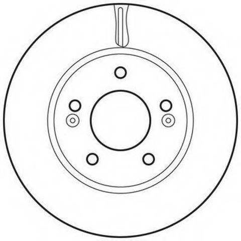 Диск тормозной передний 562817JC BENDIX