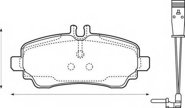 Передние тормозные колодки 573100J BENDIX