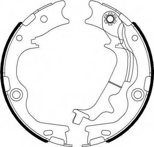 Колодки ручника 583052SA30 HYUNDAI