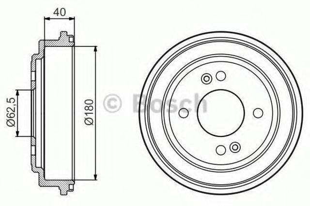 Тормозной барабан 584111C000 HYUNDAI