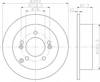 Диск тормозной задний 584113K300 HYUNDAI