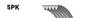 Клиновый ремень 5PK1243 GATES