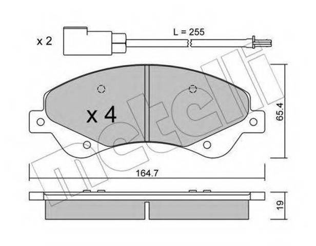 Колодки тормозные передние дисковые 5SP1259 SAMKO
