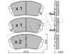 Передние тормозные колодки 5SP1415 SAMKO