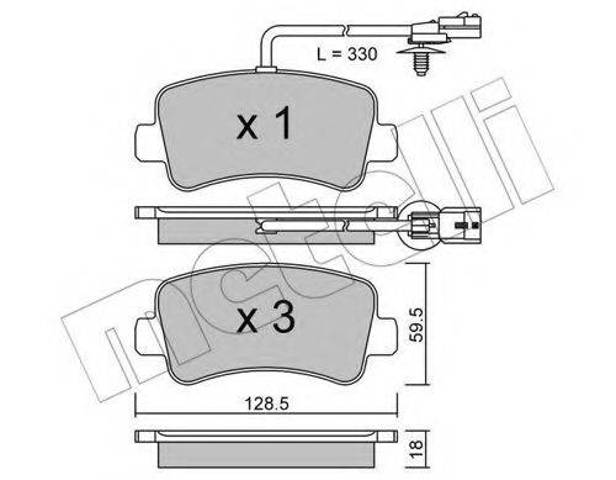 Колодки на тормоз задний дисковый 5SP1578 SAMKO