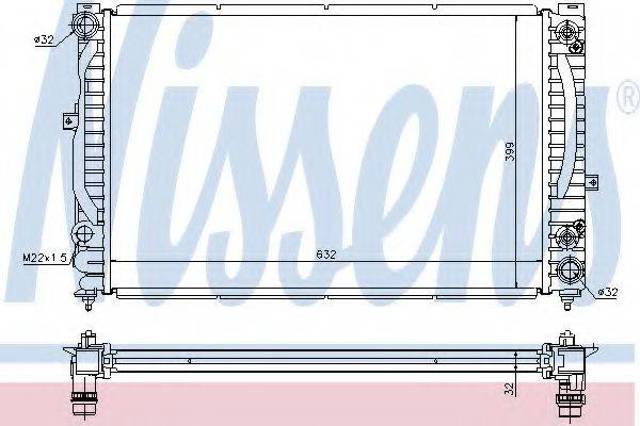 Радиатор 60228A NISSENS