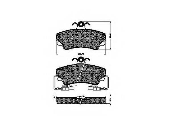 Колодки 6025171456 RENAULT