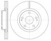 Передний тормозной диск 6105010 ROAD HOUSE