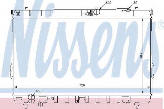 Радиатор 67031 NISSENS