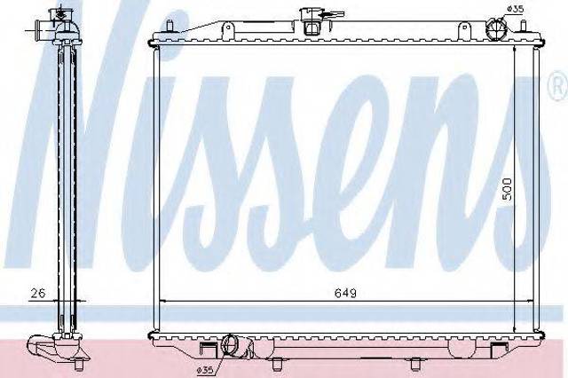 Радиатор 68706A NISSENS