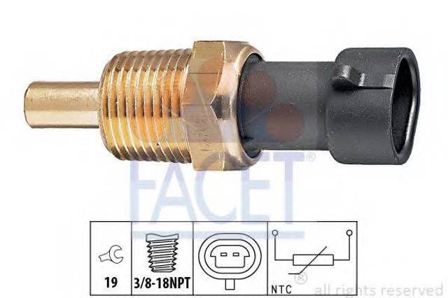 FACET 73129 Датчик температуры охлаждающей жидкости в наличии Ужгород